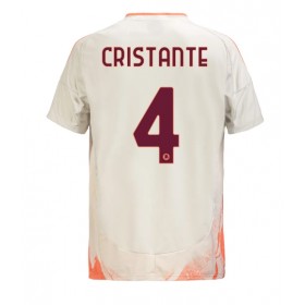 Pánské fotbalový oblečení AS Roma Bryan Cristante #4 Venkovní košile 2024-25 Krátkým Rukávem